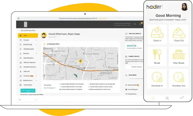 Hadirr Dashboard