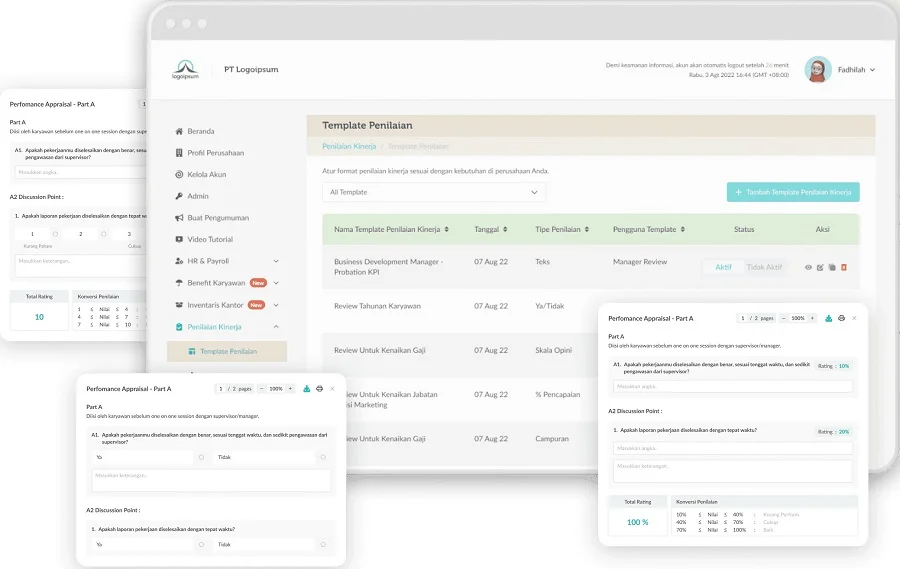 Gadjian hris cloud dashboard