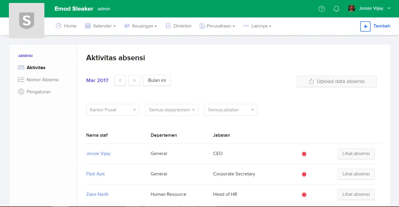 software attendance management