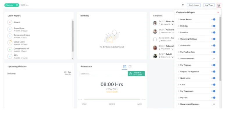 zoho people