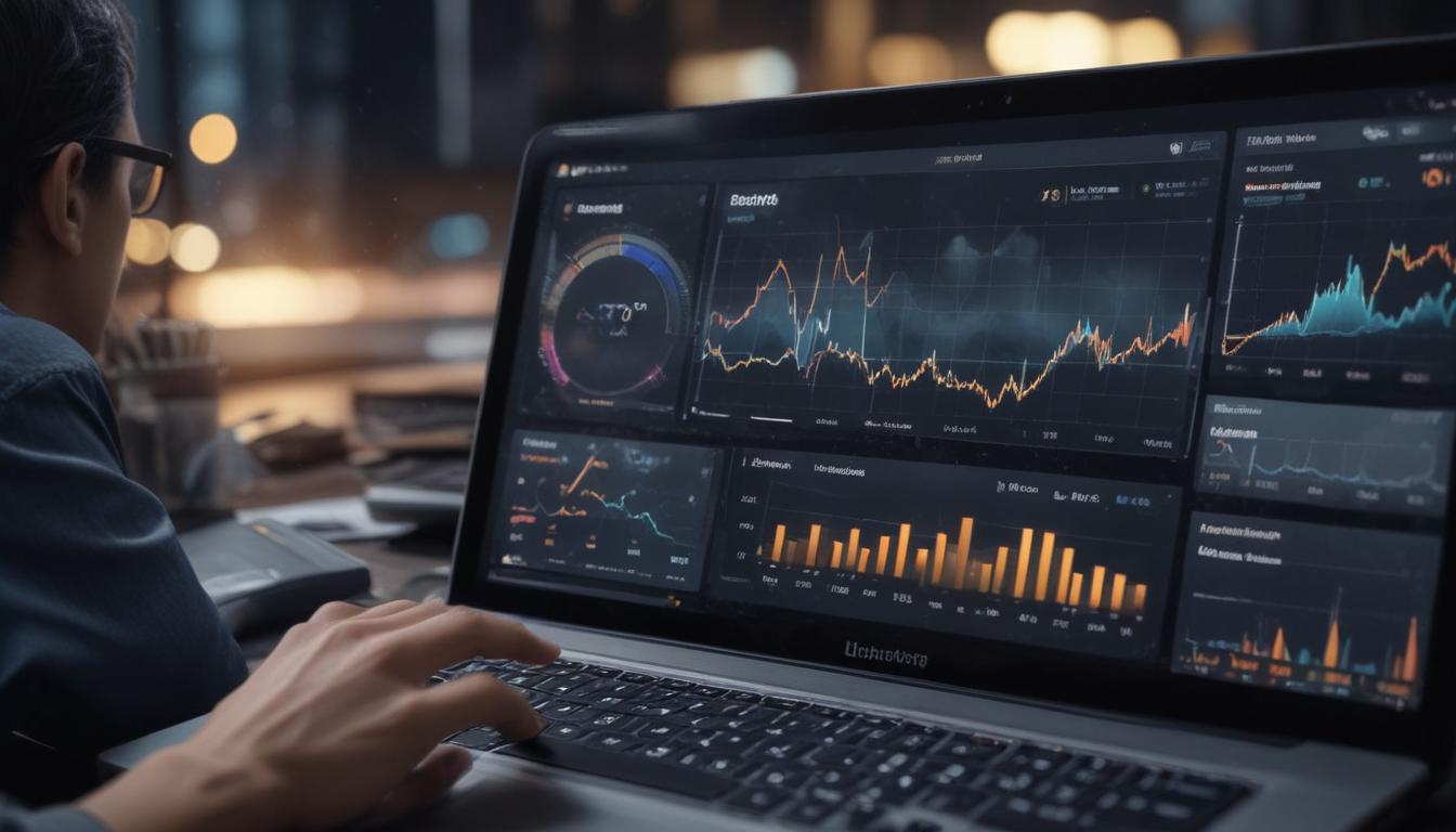Dashboard sales tracking system HashMicro dengan grafik forecasting penjualan dan pipeline management